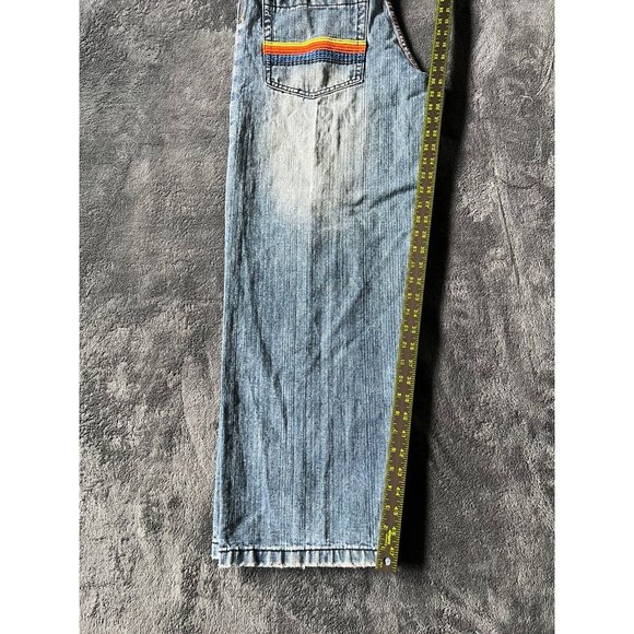 Southpole Men’s Vintage 1990s Baggy Y2K Embroidered Skateboard Jeans 34 - Picture 8 of 10